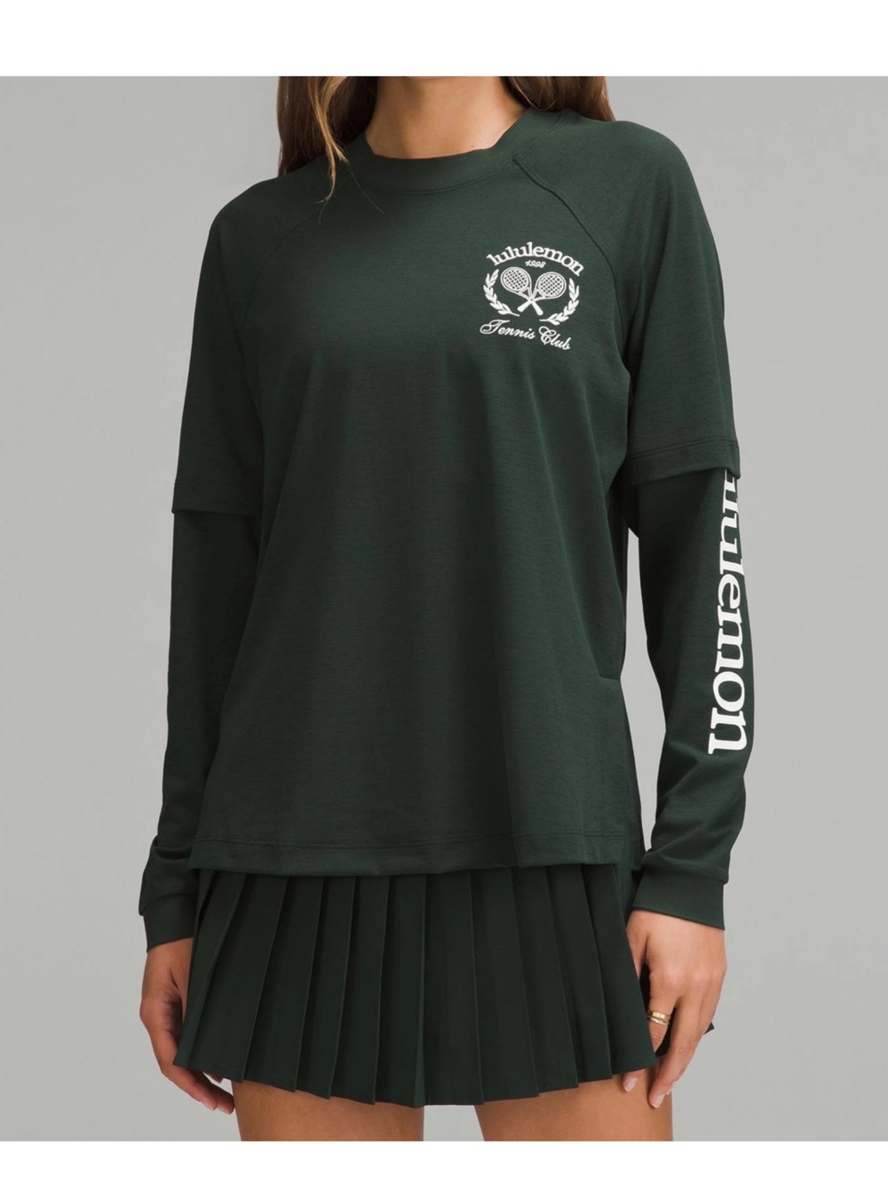 lululemon layered long sleeve T-shirt *tennis club